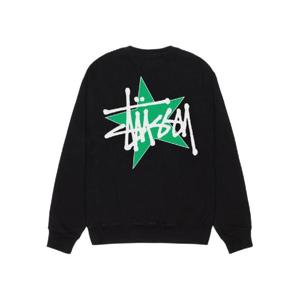 스투시 스타 크루 피그먼트 다이드 블랙 1914944