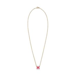 에르메스 미니 팝아슈 펜던트 골드 하드웨어   로즈 멕시코 H147992FB3