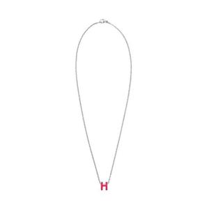 에르메스 미니 팝아슈 펜던트 팔라듐 하드웨어   로즈 멕시코 H147992FPB3