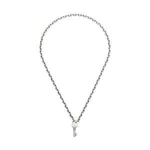 구찌 키 트레이드마크 체인 네클리스 925 스털링 실버 796343-J8400-8106