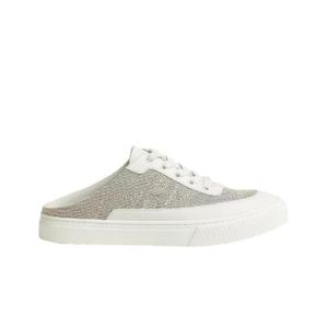 에르메스 킵 스니커즈 H 캔버스 카프스킨   프루누아 블랑 H251093ZPN