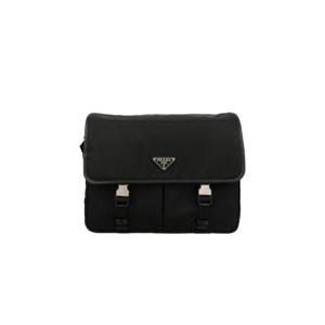 프라다 리나일론 사피아노 레더 메신저백 블랙 2VD768-2DMH-F0002