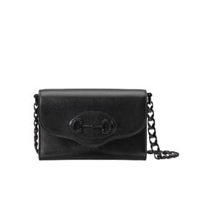 구찌 홀스빗 1955 미니백 블랙 레더 724713-AABE1-1060