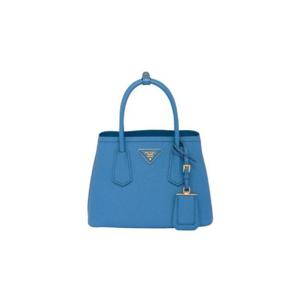 프라다 더블 사피아노 레더 미니백 라이트 블루 1BG443-2A4A-F0V98