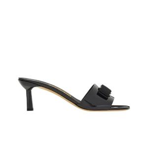 페라가모 바라 보우 슬라이드 블랙 01E562-758004