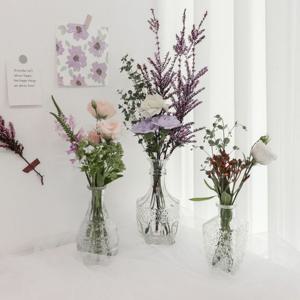 프로방스 유리 화병 인테리어 장식 소품 꽃병