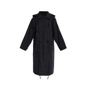 라이트 후드 트렌치 코트 CO1096LF1371 BK999 TP936734827