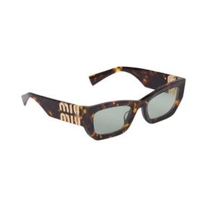 미우 미우 미우 글림스 선글라스 그린 컬러 렌즈 SMU09W-E14L-FE50O