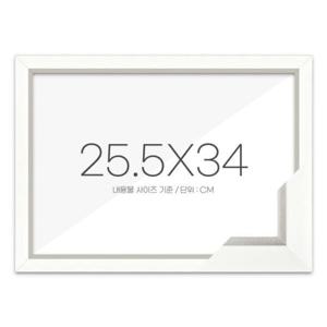 아트박스/퍼즐사랑 퍼즐액자 25.5x34 고급형 모던화이트