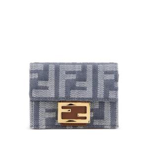 펜디 미니 데님 바게트 백 8M0395AUT4