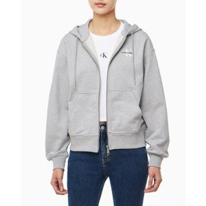 [캘빈클라인 진]여성 모노로고 프렌치테리 풀집 후디(47B270G)