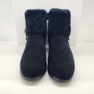 [무크]여성 리얼퍼+버클 무크 털 부츠 322616 블랙_CC