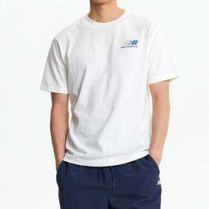 M 뉴발란스반팔티 TQK NBNEF22471-10 UNI 그라데이션 그래픽 반팔티 (SEMI OVER FIT)