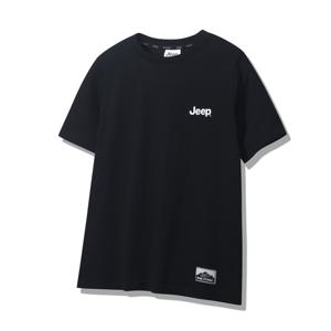 [지프]JP2TSU092 남녀공용 블랙 지프 베이직 ICONIC 반팔티_SC