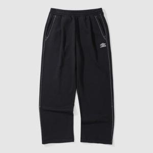 M 엄브로바지 CQK UP321CFP90-BLK 크리스피 타슬란 와이드 & 조거 2WAY 니트 팬츠 / BLACK