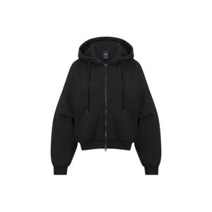 [미즈노(스포츠)]여성용 면폴리 혼방소재 기모가공 스웨트 크롭 후드 자켓 32YE482009