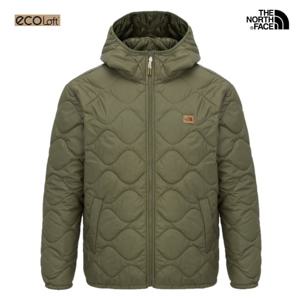 노스페이스 밀로 히트 경량 패딩 퀼팅 자켓 NJ3NR79A_OLV