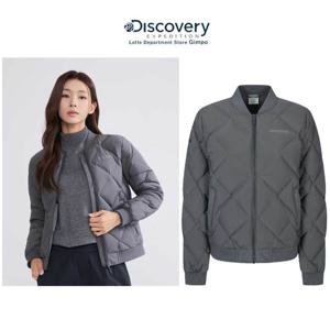 디스커버리 패딩 25FW 여성 디하스 튜브 다운 경량 DWDJ80056GRD GPDJ