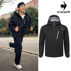 [르꼬끄][유세윤 PICK] 남녀공용 루즈핏 3L 바람막이 자켓 QQ323EJK92_BLK