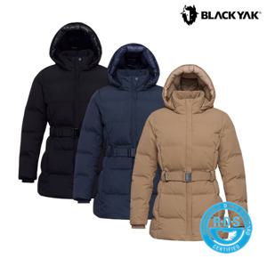 블랙야크 여성 카르카 WSP 다운자켓 아이유 구스다운 벨트 등산패딩 1BYPAWU535