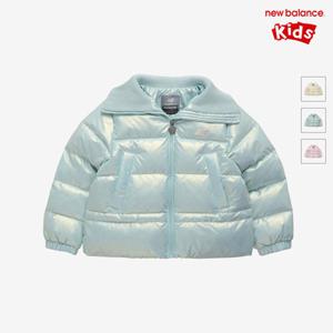 [뉴발란스키즈] NK9QF4815G(84) 민트 NBgC) 여아 니트카라 (덕) 경량 다운