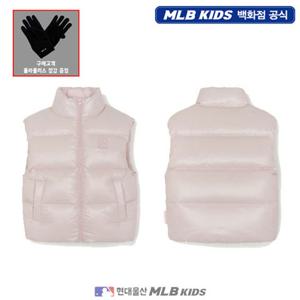 [MLB키즈US] (7ADVB0156-50PKL) [플리스장갑증정] 스트릿 글로시 오버핏 덕다운 베스트 아동베스트