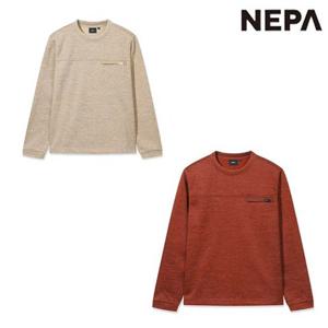 네파 7LF5340 공용 겨울 등산 캠핑 플리스 라운드 티셔츠 필라토 맨투맨