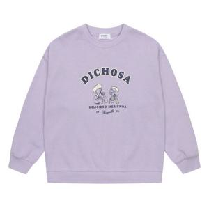 [에꼴리에]MARIO여아 기모 프린팅 포인트 맨투맨 티셔츠 21D1459_VI