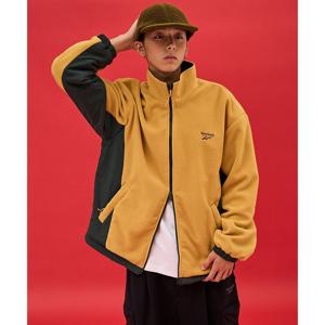 [리복]플리스 리버서블 자켓 - 머스타드카키 REJU5FZ40Y3