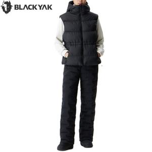 블랙야크 여성 겨울 덕다운 오리털 패딩조끼 셔링 다운베스트2 1BYVSWU501BK