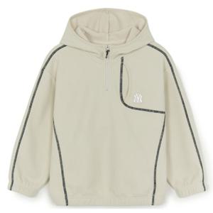 MLB 키즈 아웃도어 와플 반집업 후드 티셔츠(7AHDB1156-50CRS)