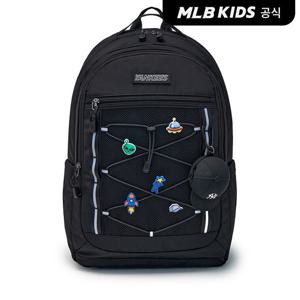 [MLB키즈 공식] 26N 베이직 스트링 메쉬 책가방 NY (Black)7ABKB066N-50BKS