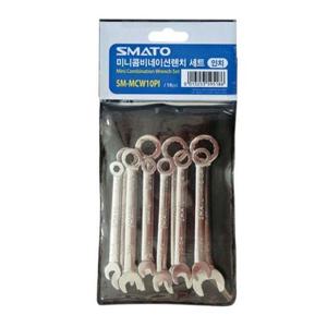 스마토 미니콤비네이션 렌치세트 SM-MCW10PI (10PCS) 1120602 렌치세트 미니렌치 스패너 라쳇렌치 스마토렌치
