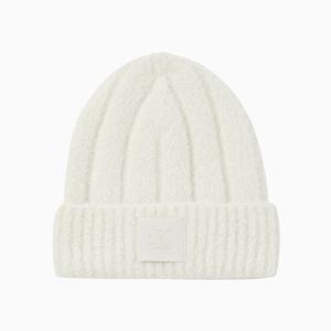 [캘빈클라인 진]남녀공용 모노그램 패치 로고 부클 비니 4D8065G-FUP