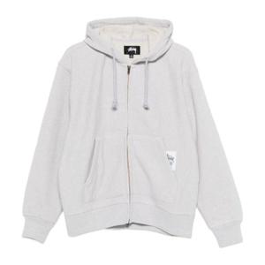 스투시 로고 패치 프론트 포켓 후드 집업 118593 0062