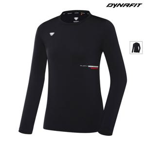 [다이나핏] (택가 69,000원) 블랙 여성 VATE (베이트) 긴팔티 YWU23218Z1