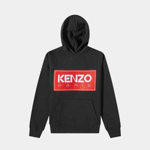 겐조 남성 박스로고 스웨트 후드 블랙레드 후드 SW417 4ME 99J