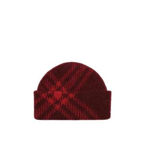 버버리 체크 비니 8121536