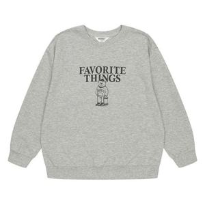 [에꼴리에]MARIO남아 캐릭터 일러스트 맨투맨 티셔츠 23C0409_GY