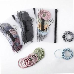 심플 슬림 기본 머리끈 100p X3개 헤어끈 머리고무줄