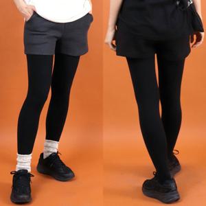 나야홍 / 위쉬몰 WW 따뜻한기모밴딩반바지(7891H601) 빅사이즈