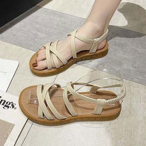 우먼 여름 캐주얼 슈즈 여자 휴가 패션 캐주얼 샌들