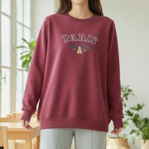 나야홍 / 아이우먼 에이옆트임기모맨투맨 SMV766M601 빅사이즈