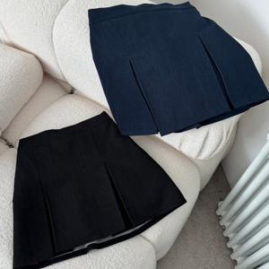 나야홍 / 빅사이즈치마 T583L601 토마토플리츠미니스커트 LT