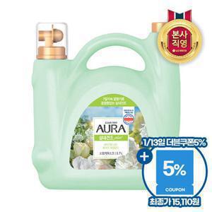 아우라 실내건조 용기 5.7L 대용량 섬유유연제 (스모키머스크/윌유메리미) 2종 택1