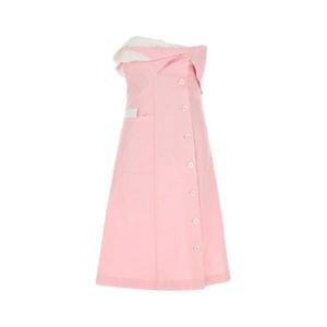 미우미우 미디 원피스 MF5787SOOO1BMS F0E18 PINK