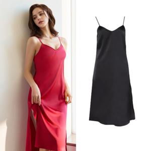 [섹시쿠키]실키 롱 슬립 SCWFX002