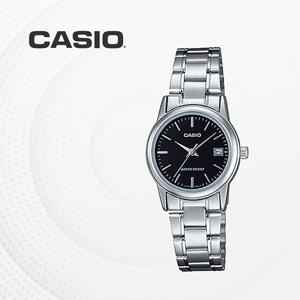 카시오 CASIO 여성용 메탈 빈티지 전자 손목시계 LTP-V002D-1A