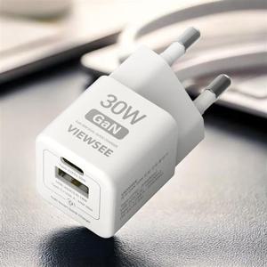 뷰씨 30W 멀티 GaN USB C타입 PD 고속 충전기 급속 어댑터