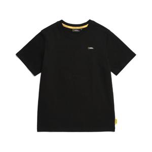 [내셔널지오그래픽키즈] K232UTS990 애니멀 백아트웍 반팔티 BLACK